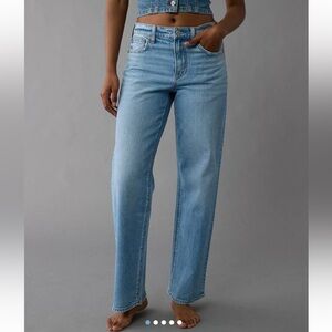 American Eagle Striged Stovepipe Jeans - X Long